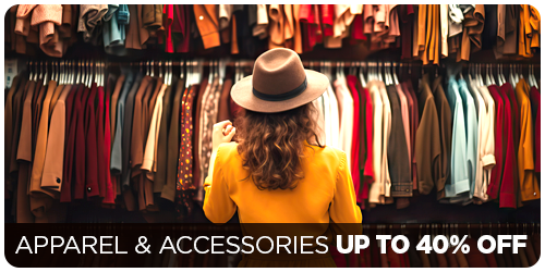 Up to 40% Off Apparel