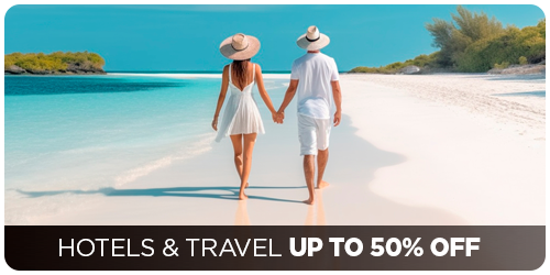 Up To 50% Off of Hotels and Travel